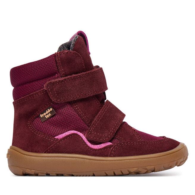 Kozaki Froddo Barefoot Tex Winter Tl G3160247-6T S Bordowy - dziewczęce
