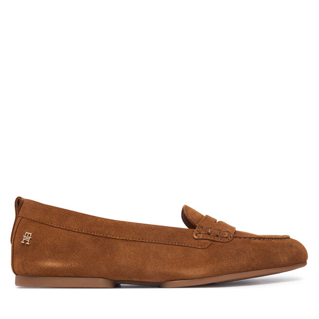 Mokasyny Tommy Hilfiger Th Flex FW0FW09507 Brązowy -