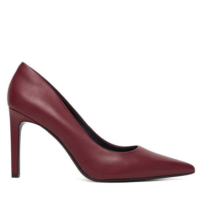 Szpilki Calvin Klein Ess Stiletto 90 HW0HW02608 Bordowy - kobiece