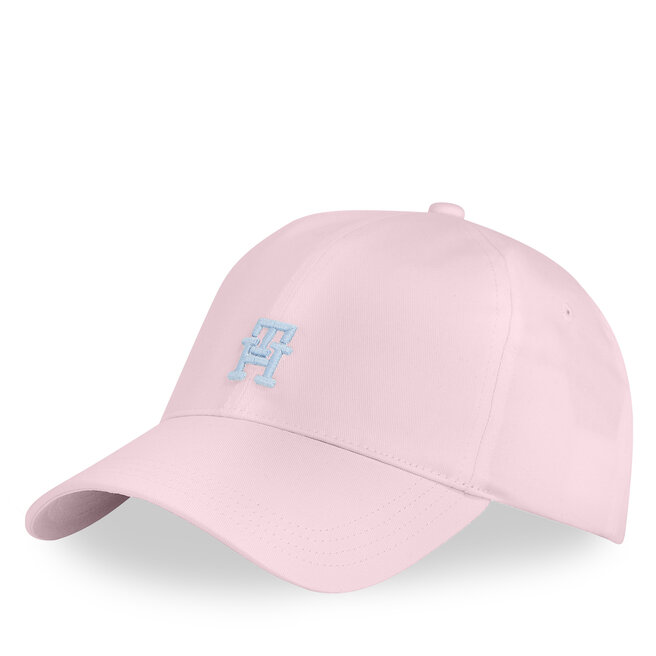 Czapka z daszkiem Tommy Hilfiger Th Imd Color 6 Panel Cap AM0AM13542 Różowy -