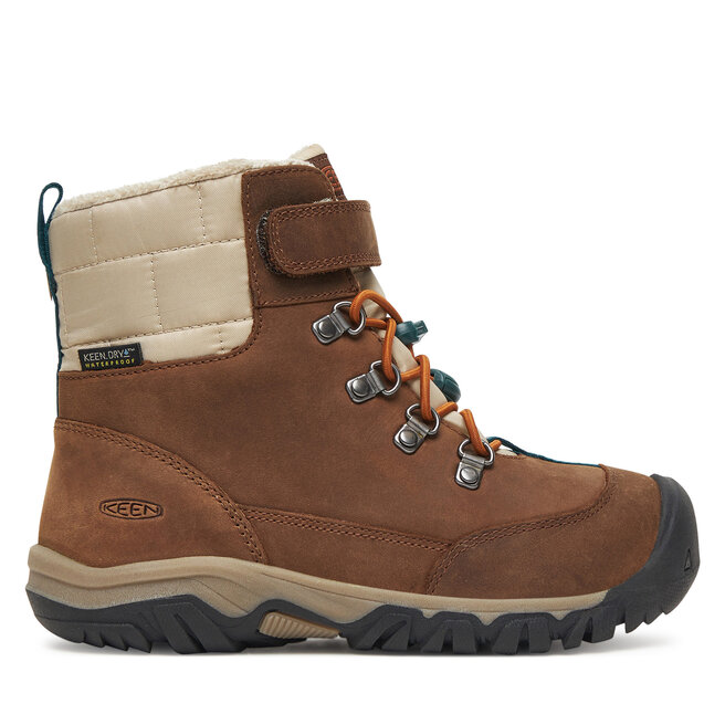 Śniegowce Keen Kanibou Waterproof 1031057 Brązowy - chłopięce