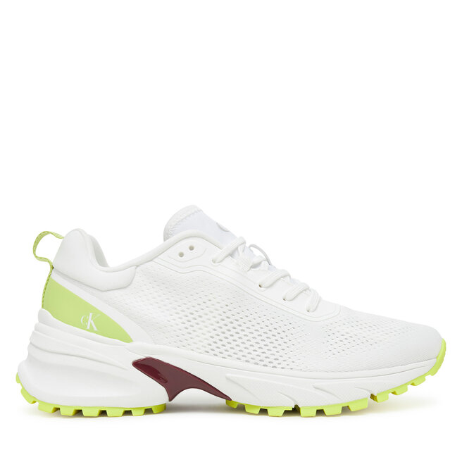 Sneakersy Calvin Klein Jeans Hike Runner Mg Tech YW0YW01856 Biały - kobiece