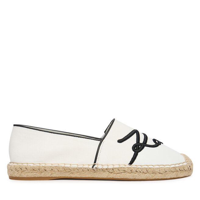 Espadryle KARL LAGERFELD Kamini KL80123R Biały - kobiece