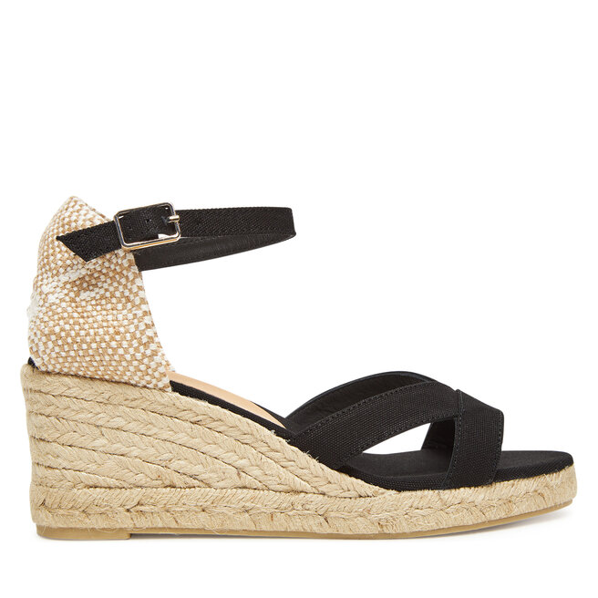 Espadryle Castañer Bruna/6/001 025533 Czarny - kobiece