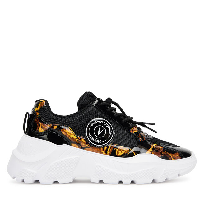 Sneakersy Versace Jeans Couture 79VA3SC7 ZSC80 G89 Czarny - kobiece