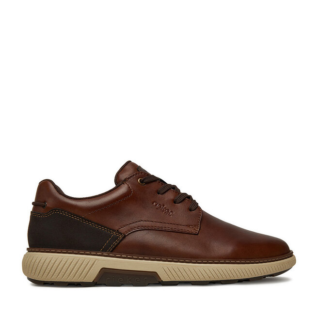 Sneakersy Rieker B3313-24 Brązowy - męskie