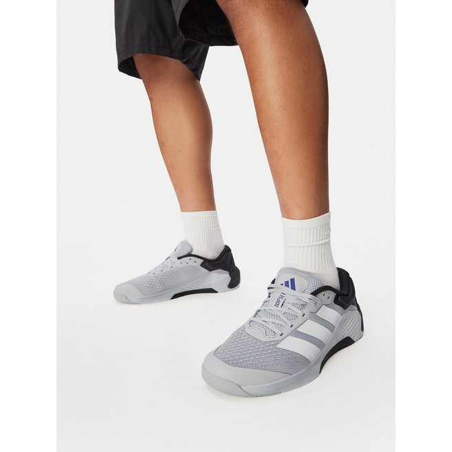Buty na siłownię adidas Dropset 4 Training Shoes KJ6611 Szary - męskie