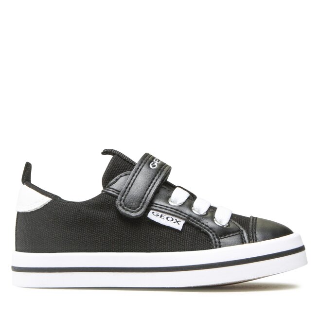Sneakersy Geox Jr Ciak Girl J3504I01054C9999 M Czarny - dziewczęce