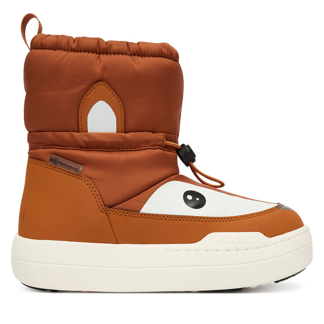 Śniegowce Moon Boot Mb Jr Park Tube Mid Animal Wp 80D3440100 D Brązowy - chłopięce