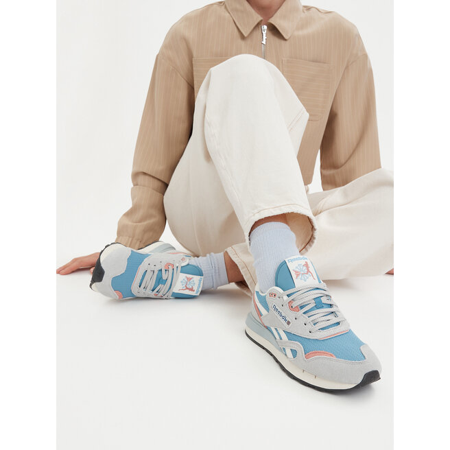Sneakersy Reebok SS-CLASSIC NYLON 89 100245717 Niebieski - kobiece
