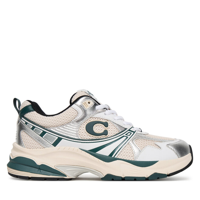 Sneakersy Coach Mesh CAQ29 Écru - kobiece