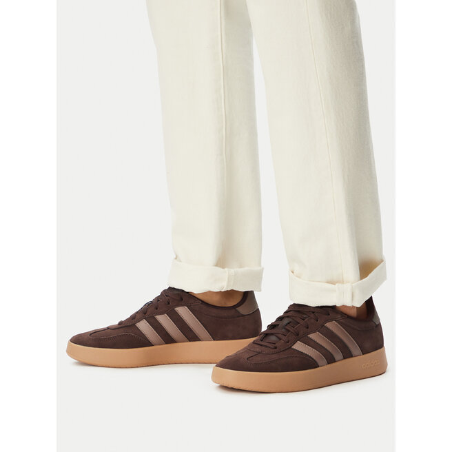 Sneakersy adidas Barreda KK2282 Brązowy - męskie