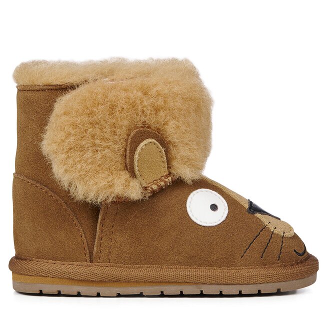 Śniegowce EMU Australia Lion Walker B12964 Brązowy - chłopięce
