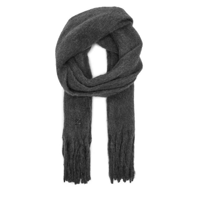 Szalik Calvin Klein Emblem Brushed LV04D8069G Szary -