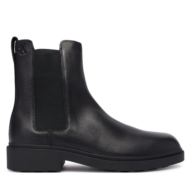 Sztyblety Calvin Klein Dress Lug Chelsea Boot Lth YM0YM01389 Czarny - męskie