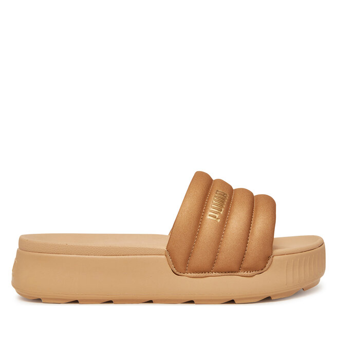 Klapki Puma Karmen Slide Puffy Wns Aqua Metallics PU 400679 02 Złoty -