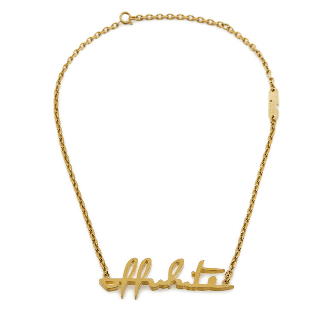 Naszyjnik Off-White OWOB026R21MET0017600 Złoty -
