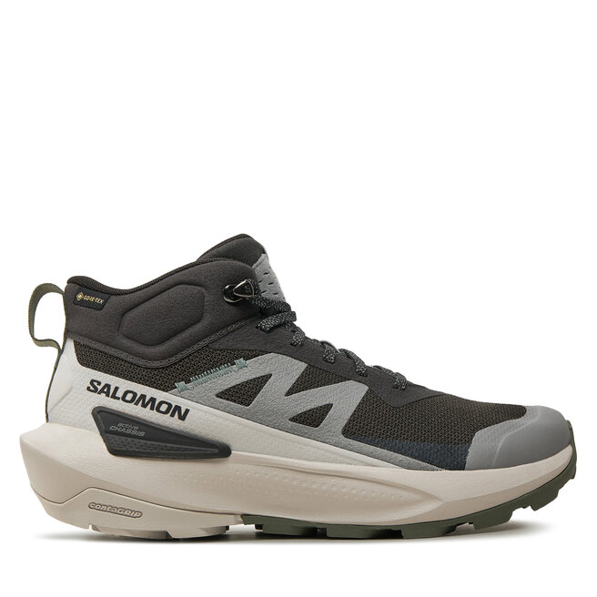 Trekkingi Salomon Elixir Activ Mid Gore-Tex L47457000 Szary - męskie