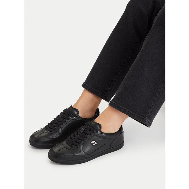 Sneakersy KARL LAGERFELD Kandidate KL63830N Czarny - kobiece