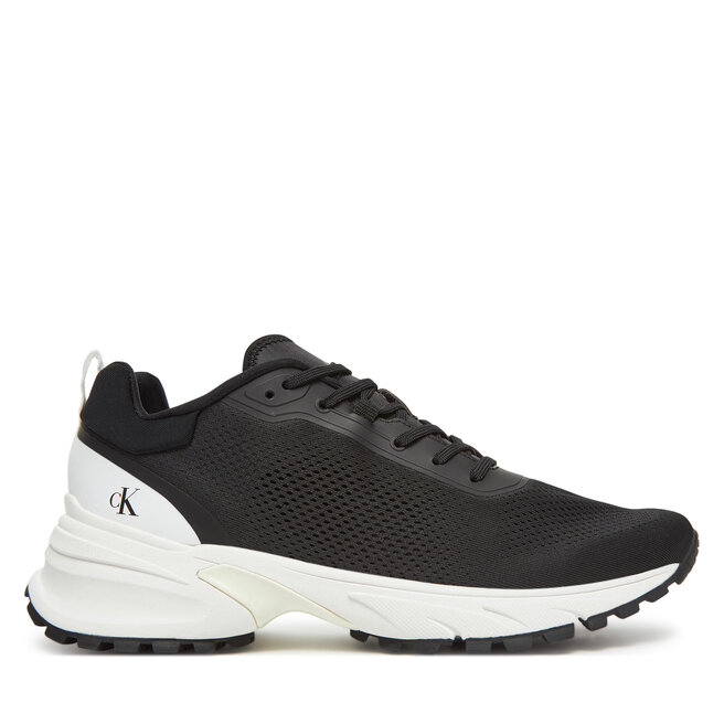 Sneakersy Calvin Klein Jeans Hike Runner Tech Knit YM0YM01284 Czarny - męskie