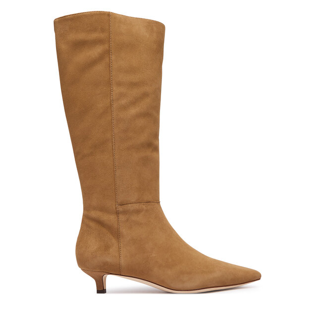 Kozaki LAUREN RALPH LAUREN Frncsa Tl Hl 802P15726003 Brązowy jasny - kobiece