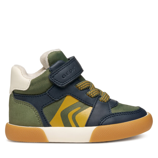 Sneakersy Geox B Gisli B561NA 0MEFU C0938 M Khaki - chłopięce
