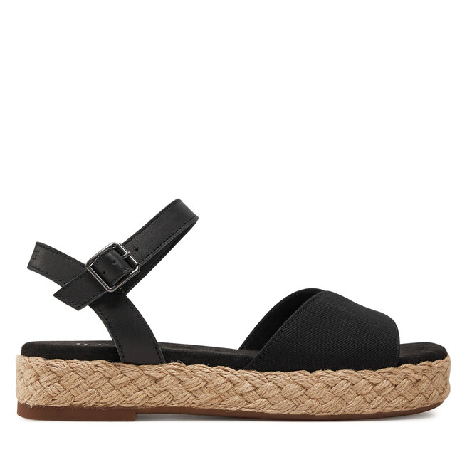 Espadryle Toms Abby 10020814 Czarny - kobiece