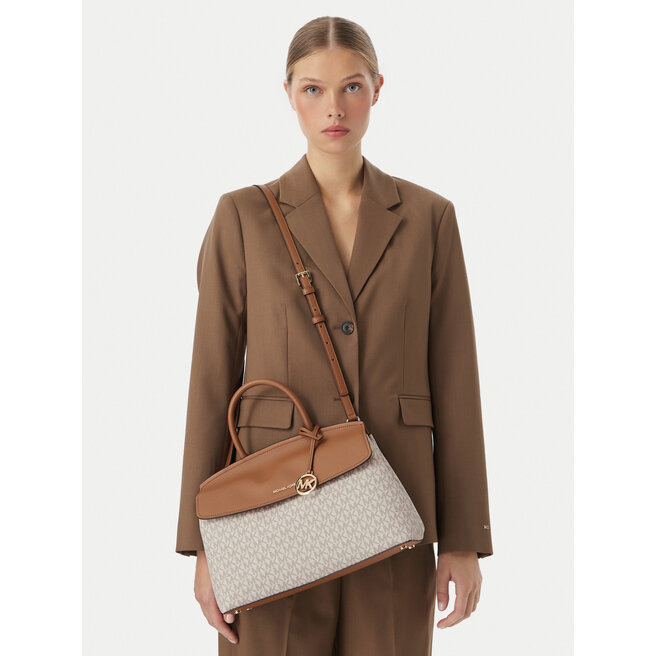Torebka MICHAEL Michael Kors 30T6GX7S2B Kremowy -