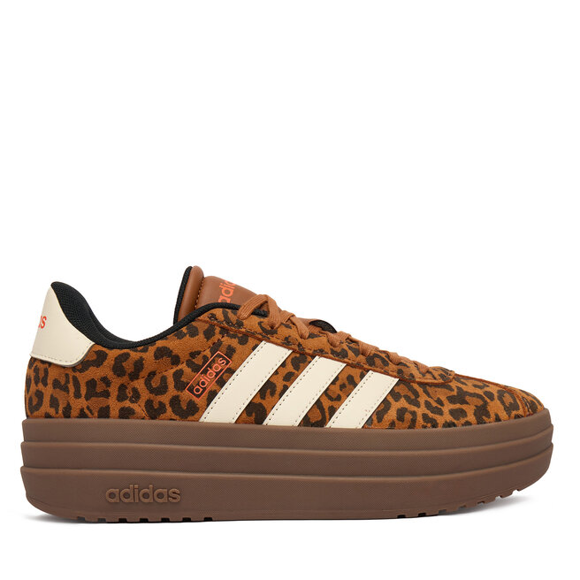 Sneakersy adidas Vl Court Bold KK4671 Brązowy - kobiece
