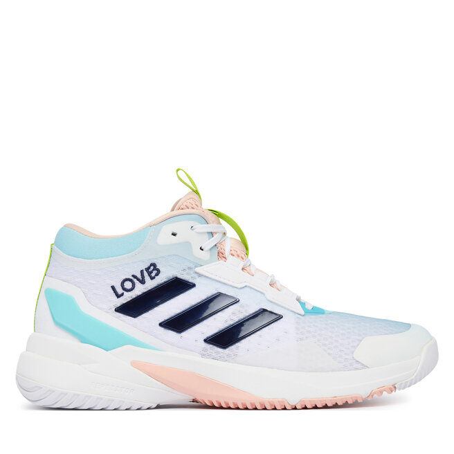 Buty halowe adidas Crazyflight 6 Mid HQ0112 Biały - kobiece