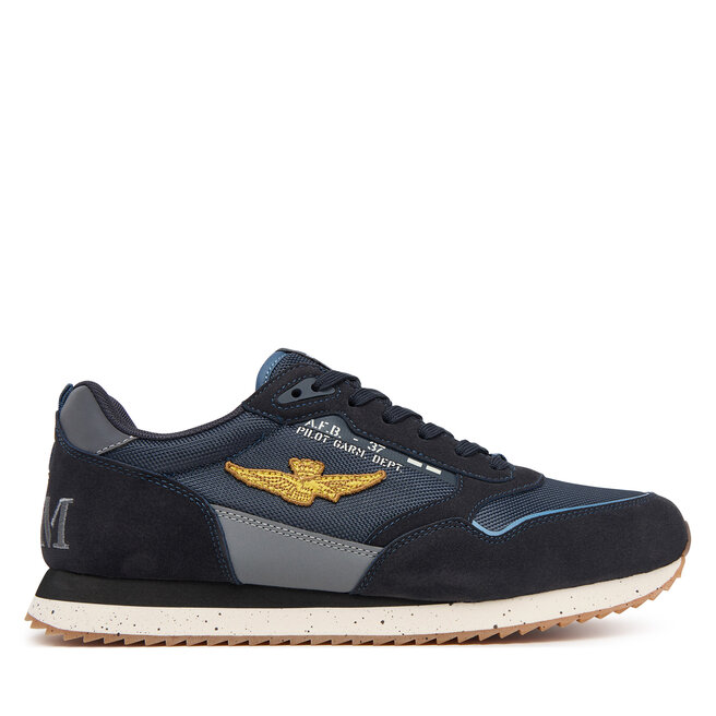 Sneakersy Aeronautica Militare 262SC0288UCT03545 Niebieski - męskie