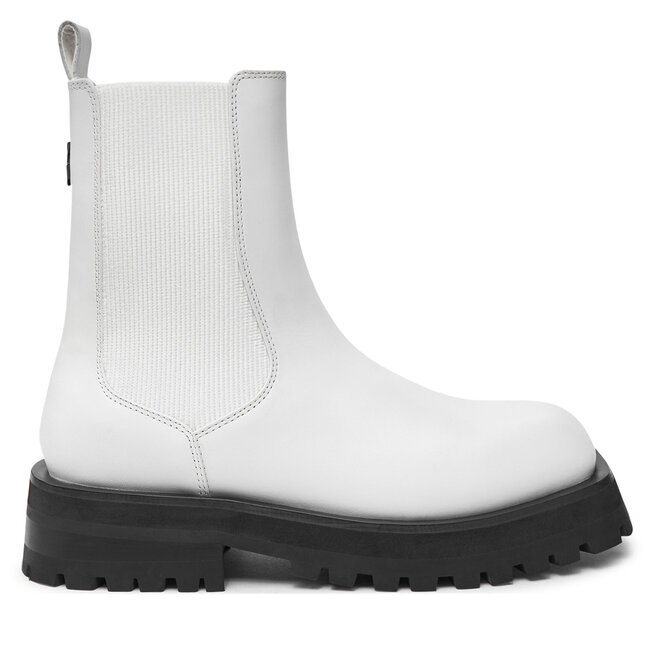 Sztyblety DKNY Rianne Chelsea K3471540 Biały - kobiece