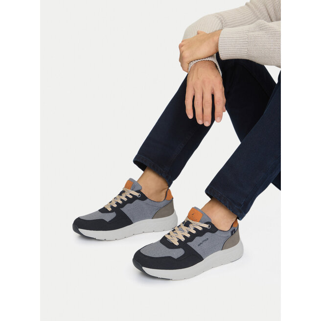 Sneakersy Nautica CWBEO-BASILIO-01 Granatowy - męskie