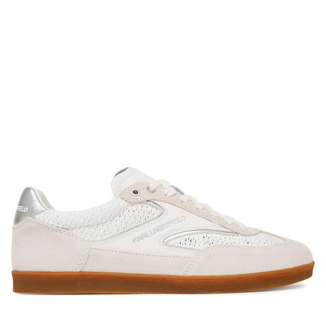 Sneakersy KARL LAGERFELD Kandidate KL63826 Biały - kobiece
