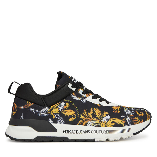 Sneakersy Versace Jeans Couture 78YA3SA1 Czarny - męskie