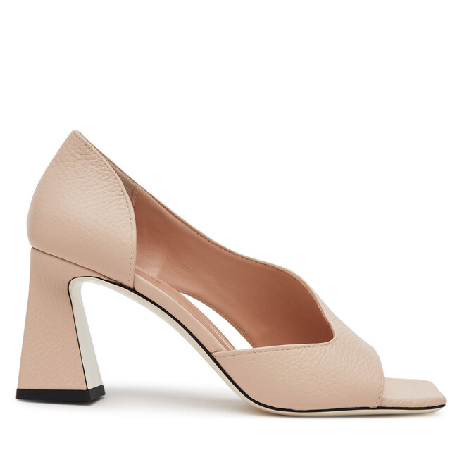 Sandały Pollini SA16207C1MTD0122 Beżowy - kobiece