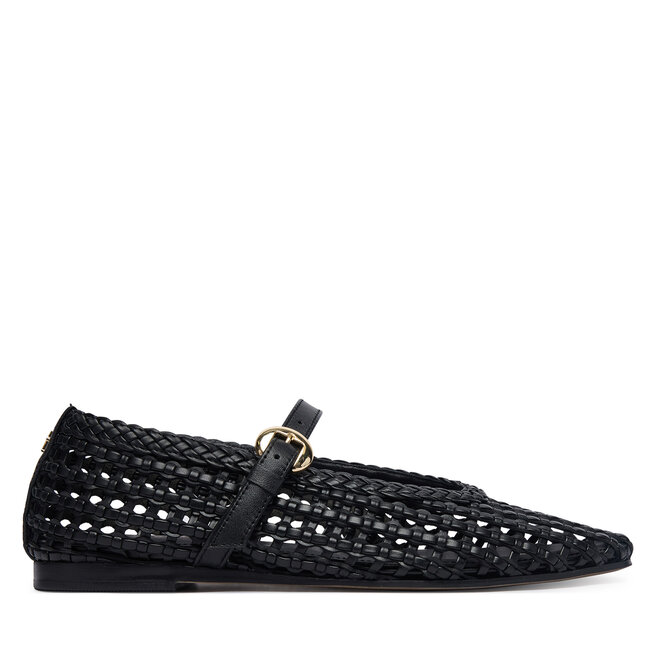 Baleriny Tommy Hilfiger Mary Jane Ballerinas FW0FW09244 Czarny -