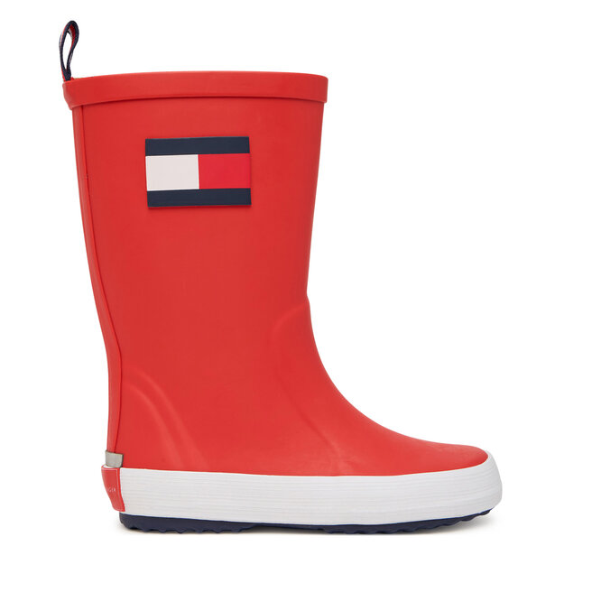 Kalosze Tommy Hilfiger Flag Rain Boot T3XC-33923-0047 S Czerwony - dziewczęce