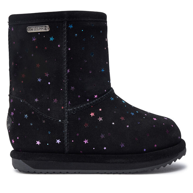 Śniegowce EMU Australia Sparkle Brumby K13100 Czarny - dziewczęce