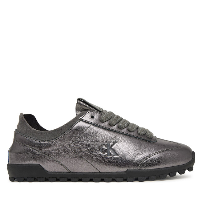 Sneakersy Calvin Klein Low Profile Sneaker Met HW0HW03305 Szary - kobiece