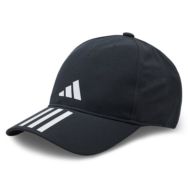 Czapka z daszkiem adidas 3-Stripes AEROREADY Running Training Baseball Cap IC6520 Czarny -