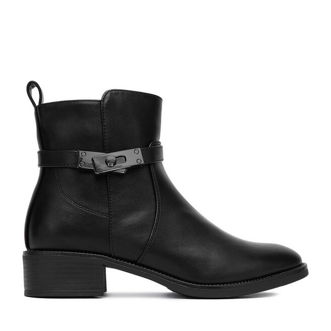Botki DeeZee HX23002-11 Czarny - kobiece