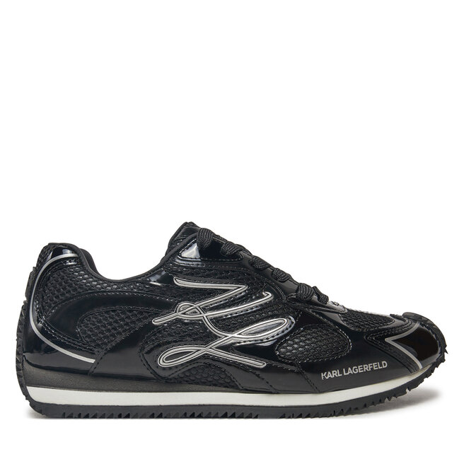 Sneakersy KARL LAGERFELD Velocette KL63925 Czarny - kobiece