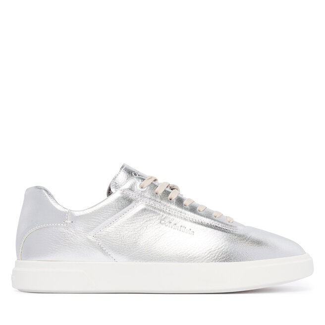 Sneakersy Calvin Klein HW0HW03289 Srebrny - kobiece