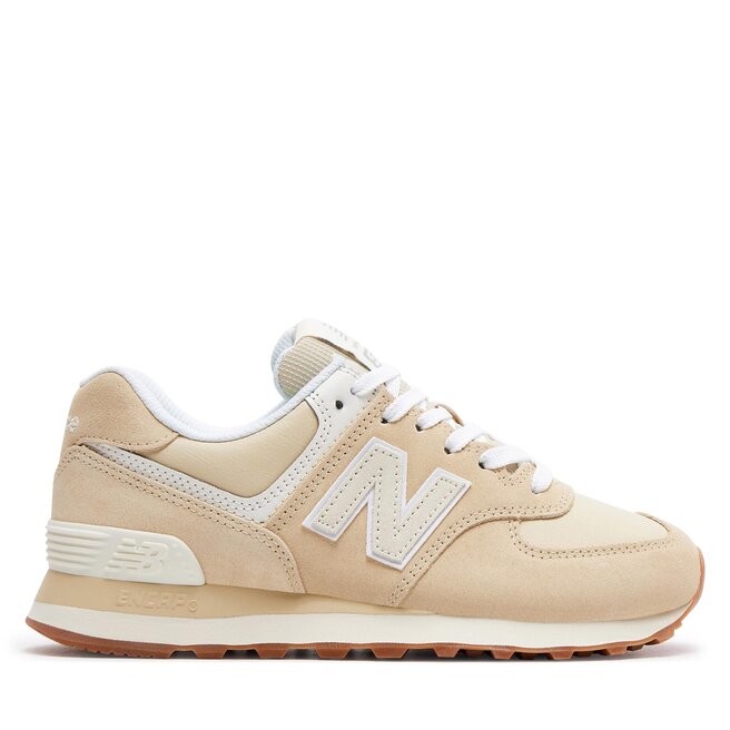 Sneakersy New Balance WL574QB2 Beżowy - kobiece