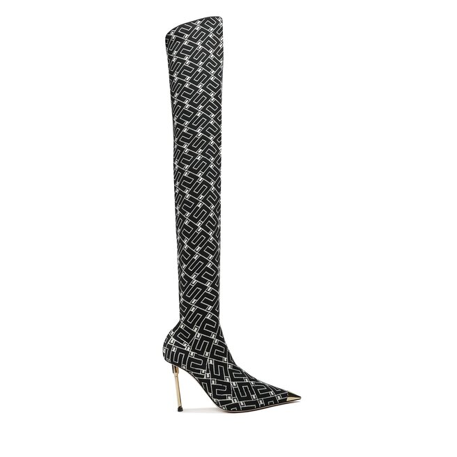 Kozaki Elisabetta Franchi SA-33L-36E2 Czarny - kobiece