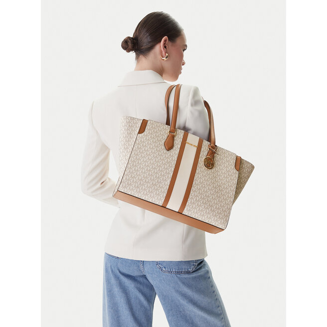 Torebka MICHAEL Michael Kors 30R6GQ6T7B Kremowy -