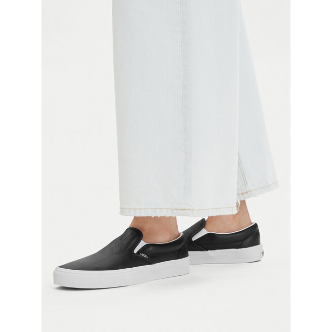 Tenisówki Vans Classic Slip-On VN000EACBPB1 Czarny - kobiece