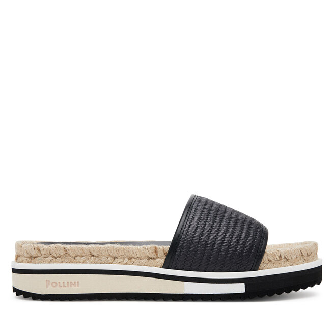 Espadryle Pollini SA28295G0MTN100A Czarny - kobiece