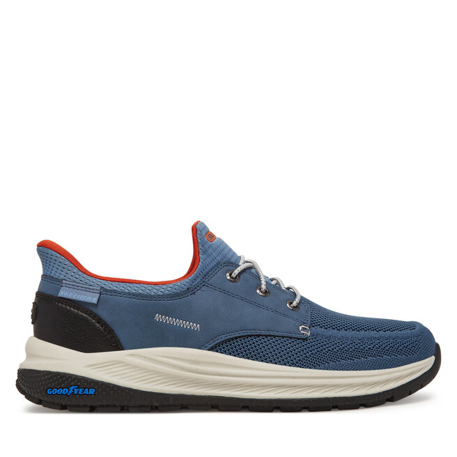 Sneakersy Skechers Meroe-Alden 205467/BLU Niebieski - męskie